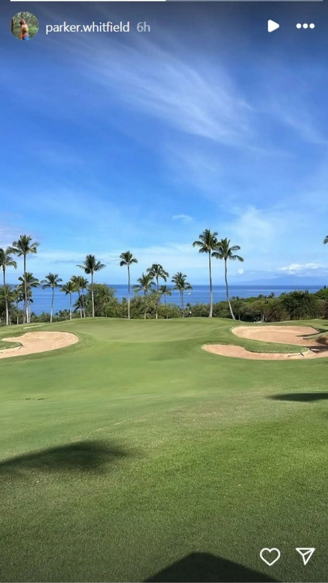 James' girlfriend joins his family for a trip to the golf course